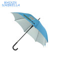 Werbung Hotel Promotion UV Sun Sonderanfertigungen Marken Blaue Farbe Stormproof Zweidimensionale Barcode Printed Logo Umbrella Golf